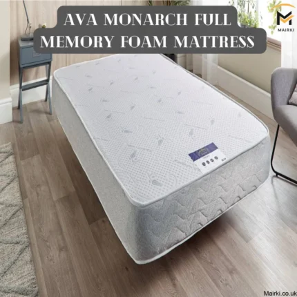 Ava Monarch Full Memory Foam Mattress in a bedroom setting