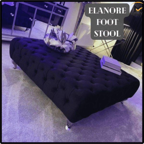 Elanore Foot Stool: Elegant Design of UK Furniture