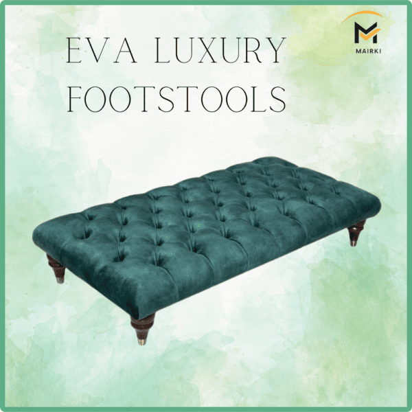 Eva Luxury Footstools UK - Chesterfield Design