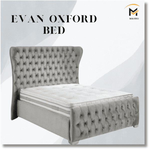 Evan Oxford Bed: Classic Modern UK Bed Frames