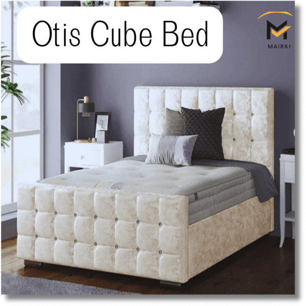 Otis Cube Bed: Elegant Comfortable Design UK Bedframes