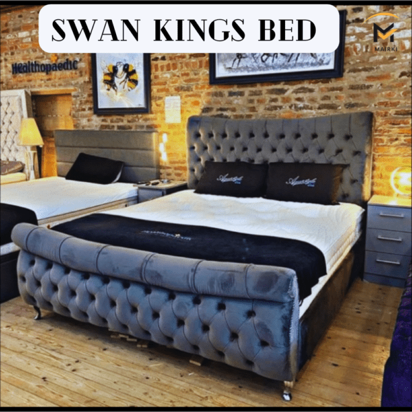 Swan Kings Bed UK - Elegantly Crafted Bed Frame