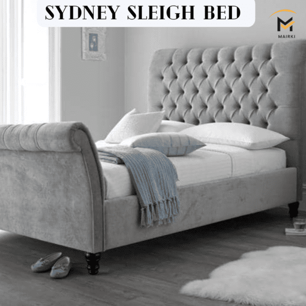 Sydney Sleigh bed: Elegance & Stylish UK Bed Frames