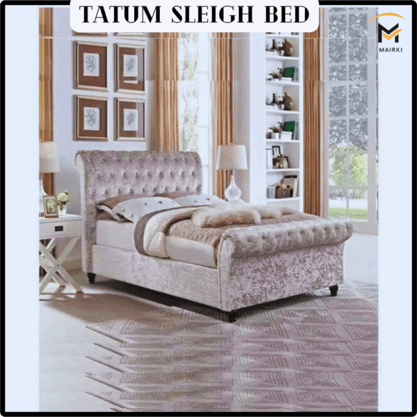 Tatum Sleigh bed: The Unique & Cozy UK Bed Frames