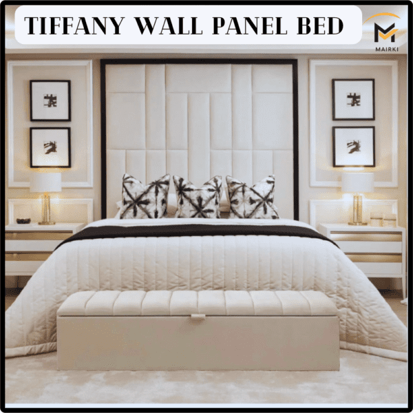 Tiffany Wall Panel Bed Frame: Multi-Panel Design UK Beds